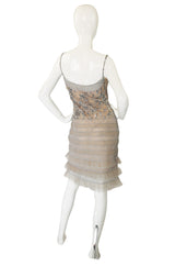 1990s Fine Bead & Sequin Valentino Dress