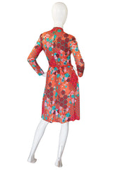 1960s Adele Simpson Pretty Print Dress