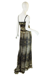2006 Python Silk Roberto Cavalli Gown
