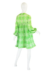1967 Couture Pierre Cardin Silk Babydoll