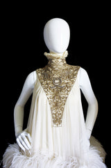 F2006 Alexander McQueen Feather Dress