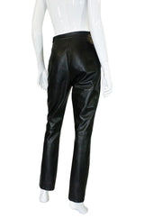 1990s Black Celine Leather Pants