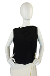 Recent Graphic B&W Silk Celine Shift