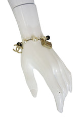 Chanel Pearl & Bag Charm Bracelet