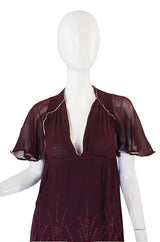 1970s Janice Wainwright Glitter Dress