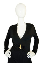 F/W 2000 Tom Ford for Gucci Plunge Jersey Dress