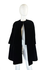 1967 Couture Christian Dior Velvet Cape