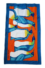 2005 Hermes Beach Towel With Penquins