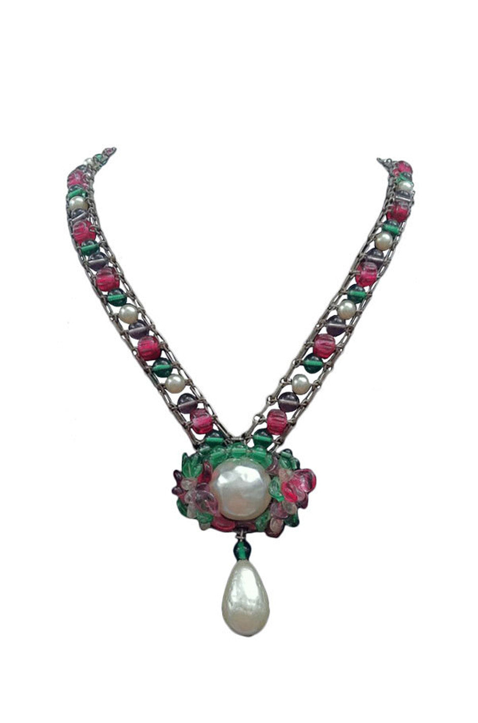 LOUIS ROUSSELET Pendant Necklace ca.1940 – Shrimpton Couture