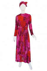 1970s LaMendola Jumpsuit & Turban Set