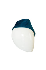 1960s Blue Miss Dior Pillbox Hat with Removeable Pin