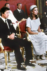 Spring 1978 Unlabeled Christian Dior Haute Couture Silk Dress w Floral Belt