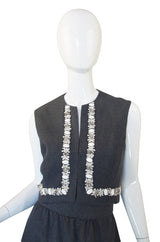1970 Embellished J.G. Couture Vest & Skirt