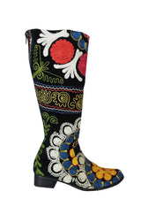 Rare 1960s Embroidered Boots 39