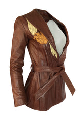 c.1973 East West Musical Instruments Co. 'Del Rose' Leather Jacket