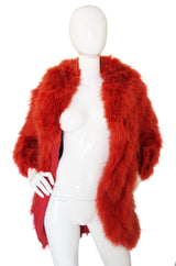 1970s Miss Dior Rare Feather Coat