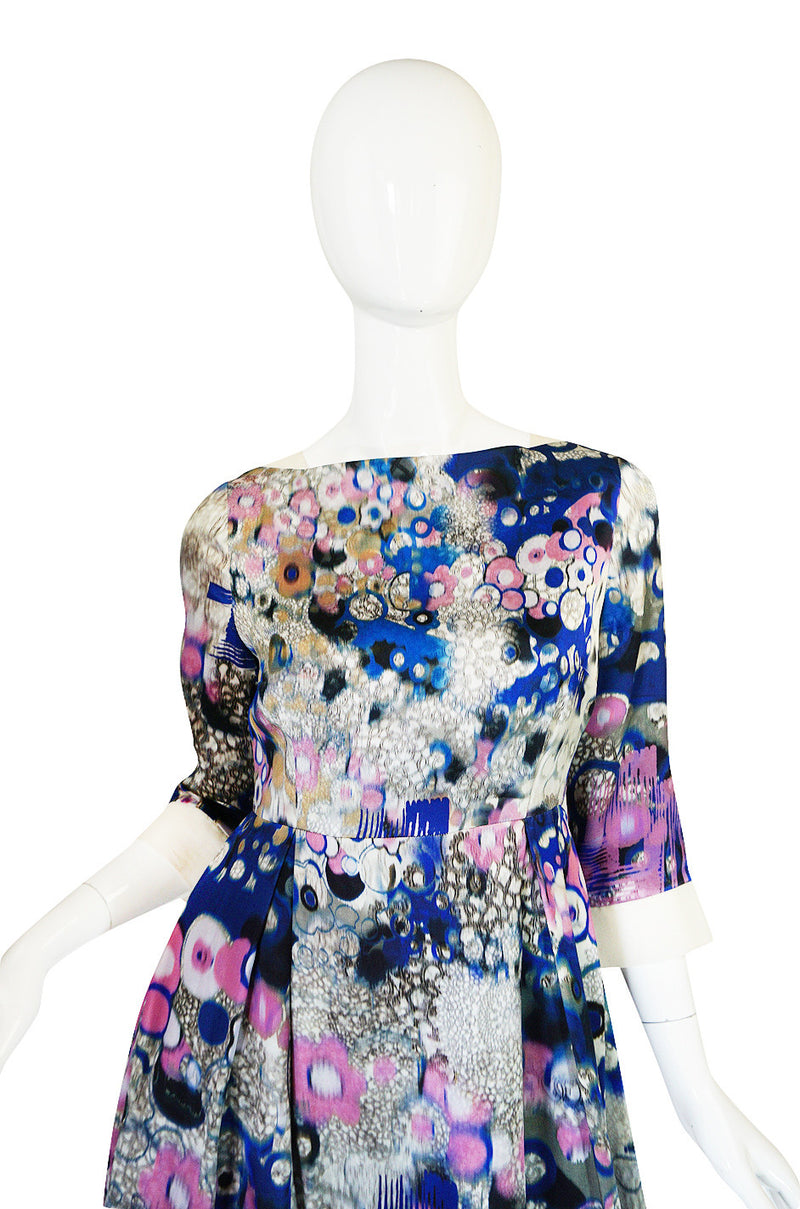 Recent Erdem Custom Fabric Silk Watercolor Dress
