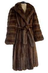 Rare 1984 Christian Dior Haute Couture by Canton Furs Model #3007 ‘Dynastie' Russian Sable Coat