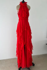 Emilio Pucci Fall 2015 by Peter Dundas Red Dress