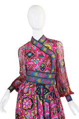 1960s Pink Oscar de la Renta Museum Piece Gown