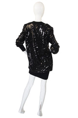 1980s Dominic Rompollo Sequin Dress