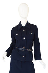 1960s Miss Dior Deep Blue Structured Suit