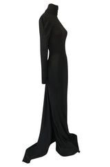 S/S 2001 Jean Louis Scherrer Haute Couture Backless Jewelled Runway Dress