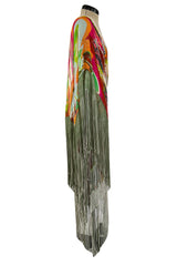 Runway Fall 2004 Missoni by Angela Missoni Multi-Way Fringe Silk Chiffon Dress