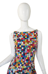 Spring 1996 Todd Oldham Runway Check Dress