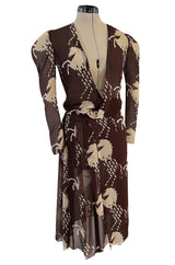 Iconic & Rare Spring 2001 Chloe by Stella McCartney Look 11 Runway Horse Print Dress