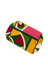 1960s Emilio Pucci for Jana Printed Velvet & Leather Top Handle Bag