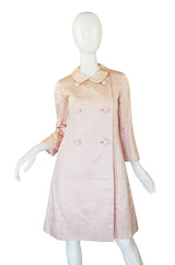 1960s Pink Silk Malcolm Starr Coat