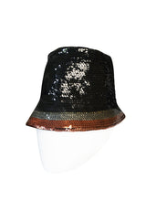 1970s Fabulous Sequin Yves Saint Laurent Hat