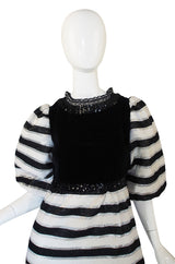 1960s Space Age Jean Varon Maxi Dress