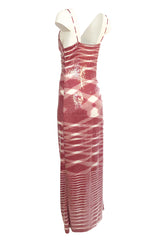 Resort 2013 Missoni Raspberry & White Fully Sequinned Knit Halter Slip Dress