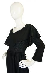 1970s Rare Sonia Rykiel Caped Dress