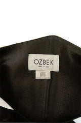 1980s Ozbek Leopard Pony Corset Belt