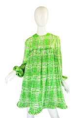 1967 Couture Pierre Cardin Silk Babydoll