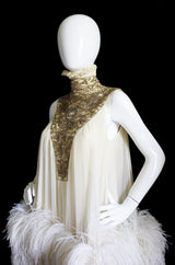 F2006 Alexander McQueen Feather Dress