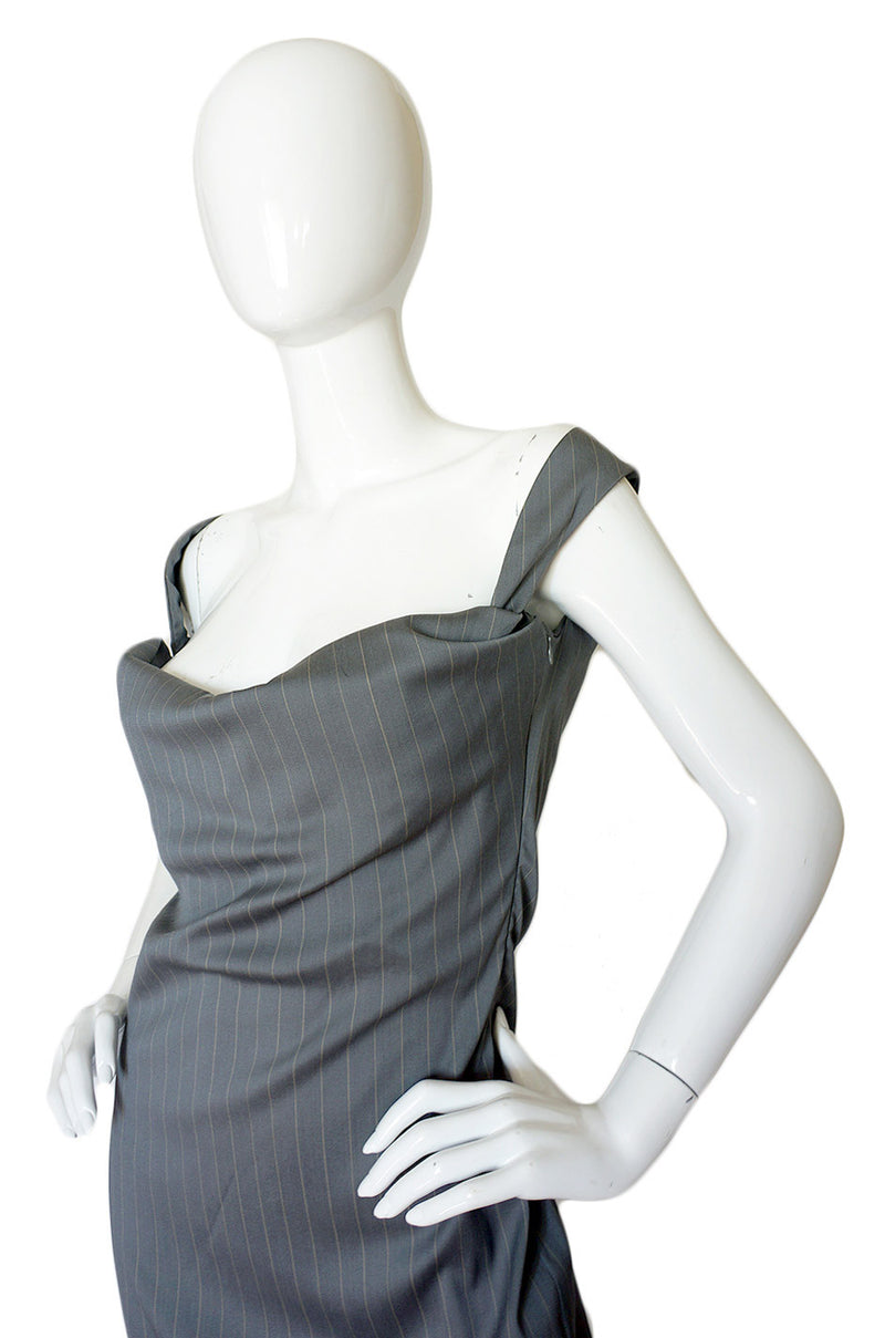 1990s Vivienne Westwood Pinstripe Dress