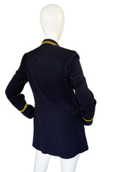 1970s Navy Blue & Yellow Navel Jacket