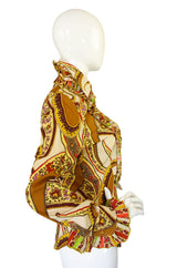 Recent Cotton Etro Ruffled Western Shirt