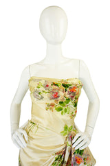 1950s Rare Philip Hulitar Silk Dress