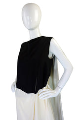 Recent Graphic B&W Silk Celine Shift