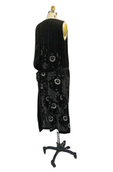 Rare 1920s Couture Rue De La Paix Flapper Dress