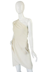 1980s Valentino One Shoulder Dress