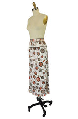 1970s Pucci Silk Skirt and Matching Scarf
