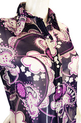 1970s Ballon Sleeve Ben Sherman Top