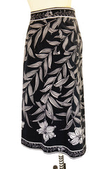 1970s Velvet Wrap Emilio Pucci Skirt