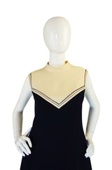 Early 1980s Stitch Detail Courreges Dress